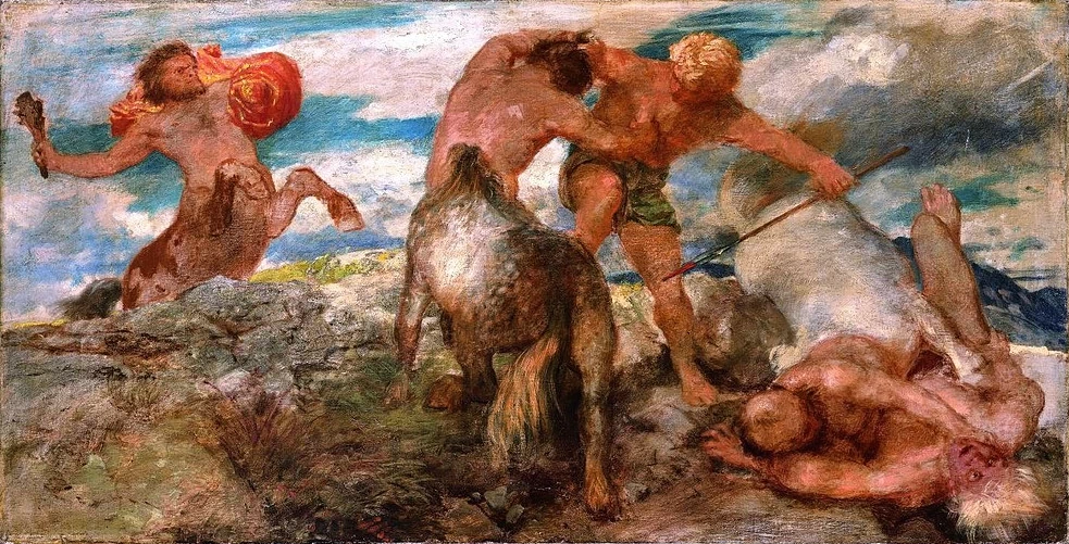 Combattimento di centauri , 1871